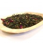 Natural green leaf tea with pomegranate extract